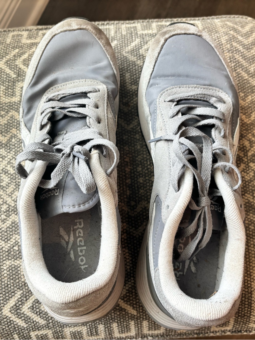 Reebok Gray Athletic Shoes